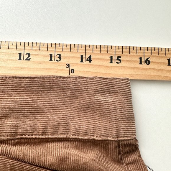 BCBGMaxazria Corduroy Pants 4 Brown Low Rise Boot Cut Bohemian Womens - Picture 10 of 13